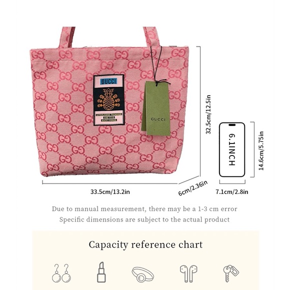 Gucci GG pink tote bag - Picture 6 of 7